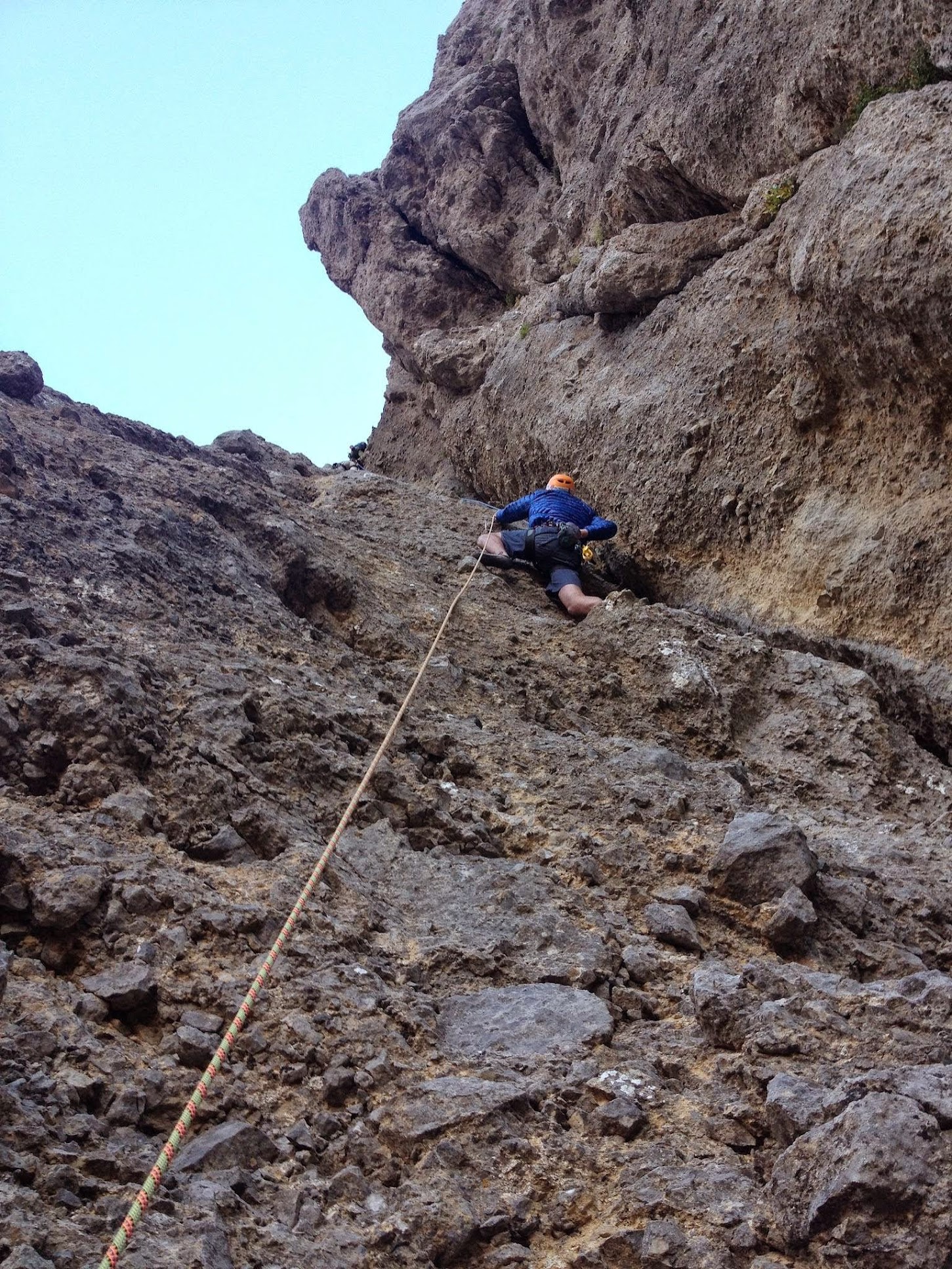 Paulo Cunha climbing